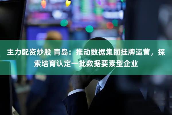 主力配资炒股 青岛：推动数据集团挂牌运营，探索培育认定一批数据要素型企业
